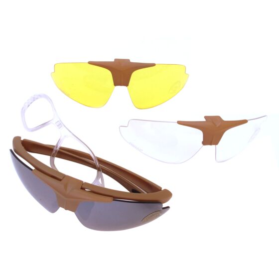 Royal multilens protection glass (tan)