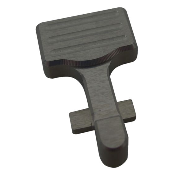 Retroarms CNC aluminium bolt stop type B for m4 electric gun (black)