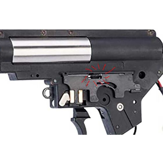 Retroarms molla per cut off lever per fucili elettrici