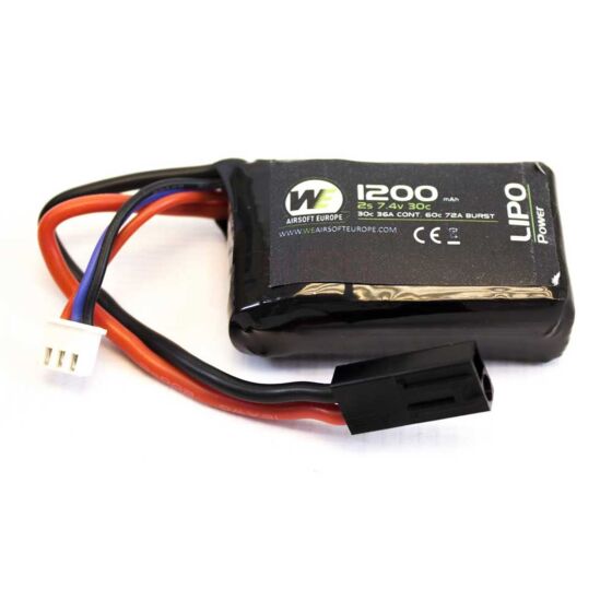 WE Nuprol 1200mh 7.4v 30c peq type lipo battery