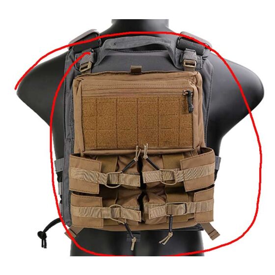 Emerson back panel for 419420 vest (multicam black)