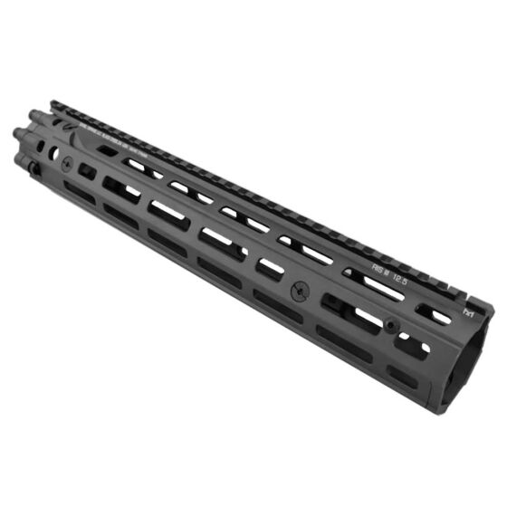 Airsoft Artisan Astina rail 12.5 pollici D.Defense style MK18 2.0 per fucile elettrico M4 (nera)