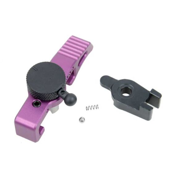 5KU CNC type-2 selector switch charging handle for AAP01 gas pistol (purple)