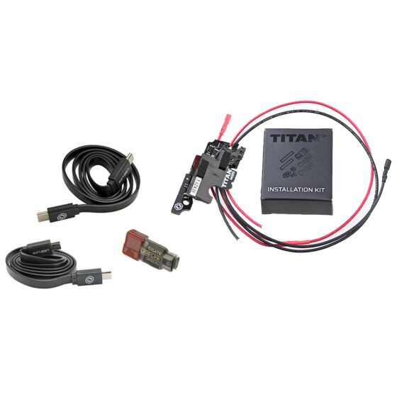 GATE TITAN V2 ADVANCED module with mosfet board for MARUI NGRS electric rifle (front wiring)