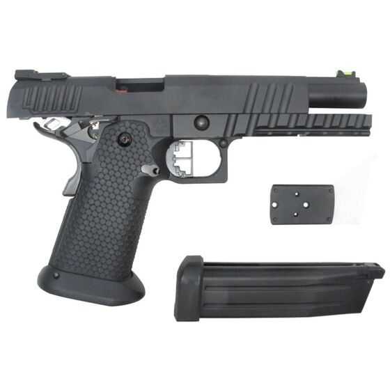 Armorer Works hi capa 5.1 BLACK ACE semi/full auto gas pistol (black)