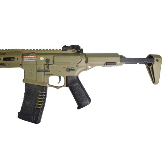 Ares fucile elettrico AMOEBA M4 SBR assault rifle sd (tan)