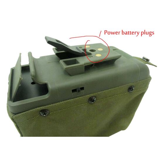 Ares caricatore 1100bb box magazine per mitragliatore elettrico LMG (nuovo tipo)