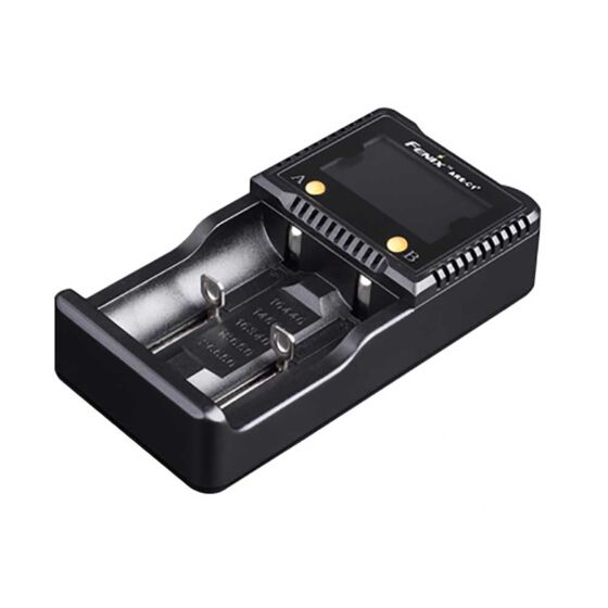 Fenix caricatore universale per 2 batterie con display
