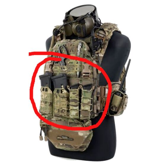 NOVRITSCH front flap panel for ASPC tactical vest (mc)