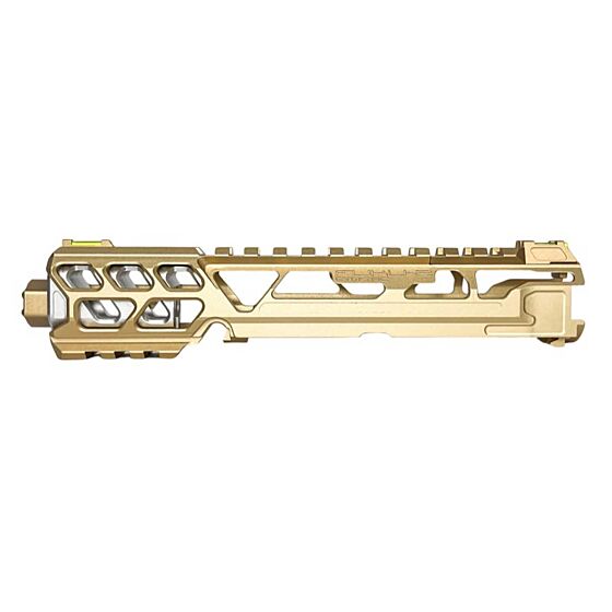 CTM Kit corpo superiore FUKU-2 CUTOUT per pistola a gas AAP01 (gold-silver/corto)
