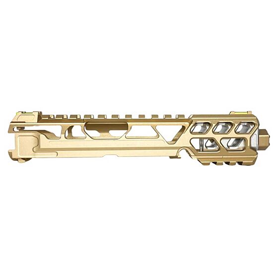 CTM Kit corpo superiore FUKU-2 CUTOUT per pistola a gas AAP01 (champagne gold-silver/corto)