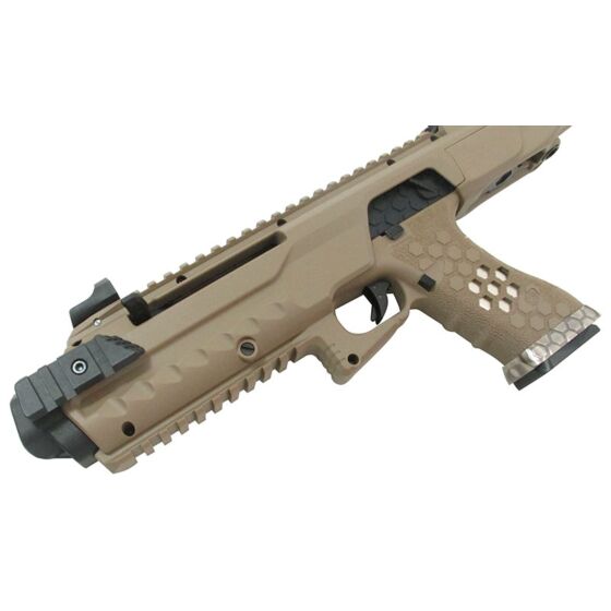 Armorer Works pistola a gas G18 HEX CUSTOM con TACTICAL CONVERSION KIT (tan)