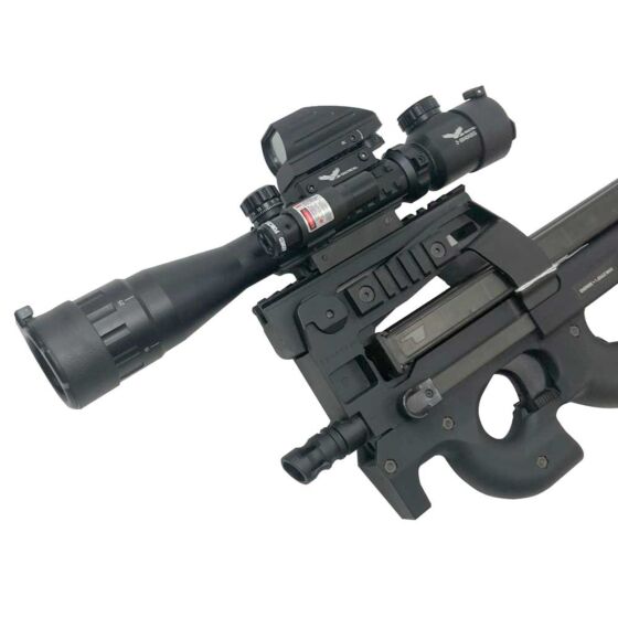 Js-tactical ottica SUPER COMBO per fucili 3-9x40 con dot e laser