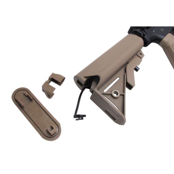 Bolt airsoft B4 sopmod shorty blow back electric gun (tan)