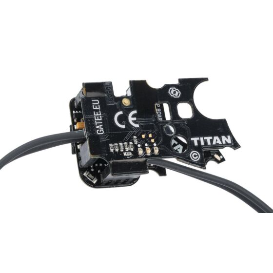 GATE TITAN contatto gearbox completo con circuito mosfet BASIC MODULE per fucili elettrici ver.II (cavi anteriori)