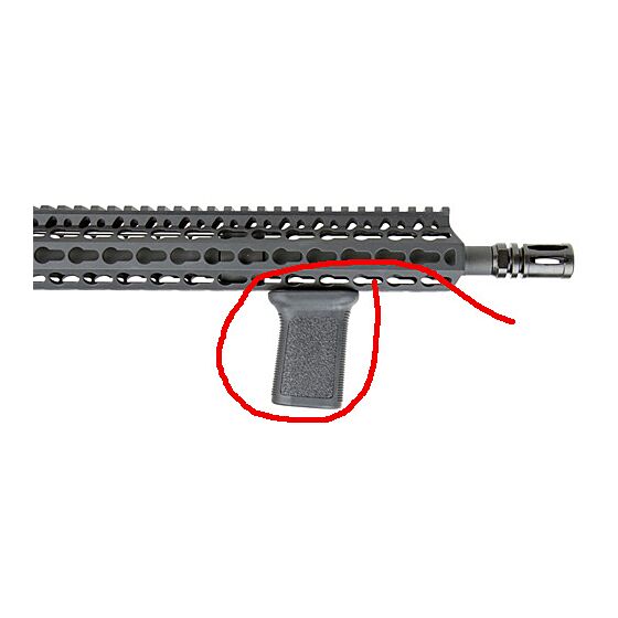 G&g grip corta per astine M-LOK (nera)