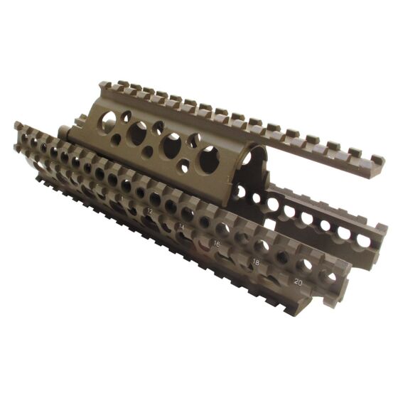 Big dragon m83 rail set per fucile elettrico ak (tan)