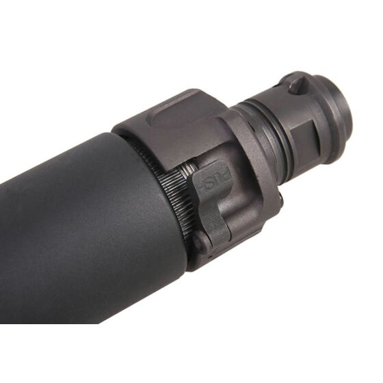 SHS silenziatore SF 556 MINI monster con spegni fiamma 14mm- (nero)