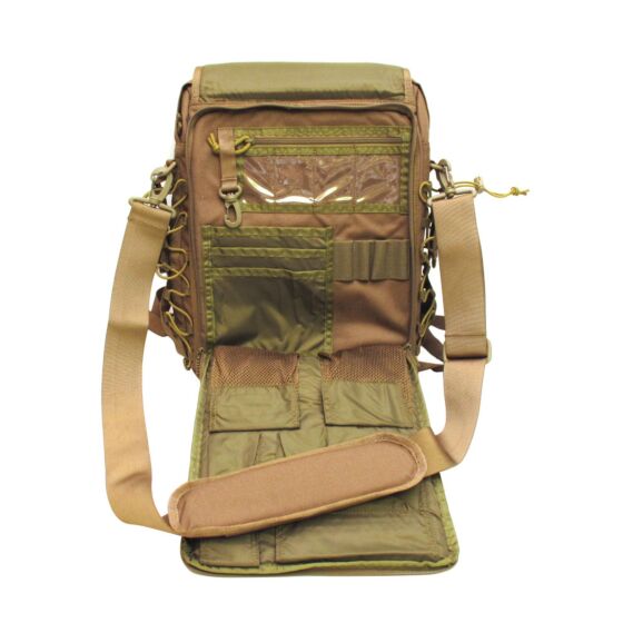 Pantac vertical laptop case coyote brown