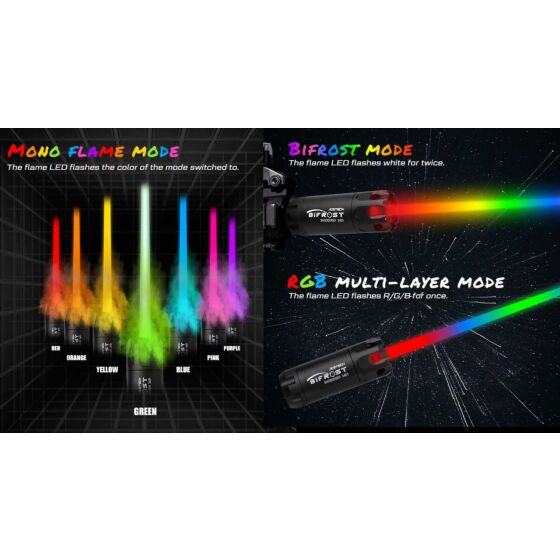 Acetech tromboncino OPPRESSOR BIFROST tracer per armi softair