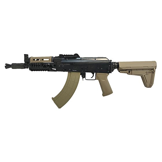 Bolt airsoft AK74 SU TACTICAL RIS recoil shock electric gun (tan)