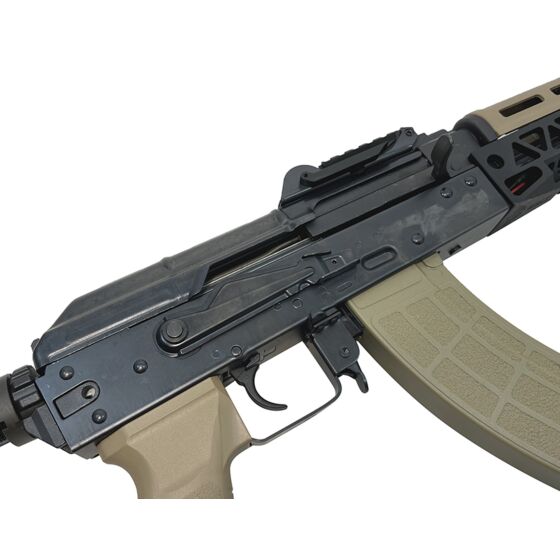 Bolt airsoft AK74 SU TACTICAL RIS recoil shock electric gun (tan)