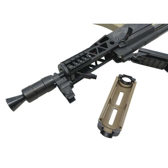 Bolt airsoft AK74 SU TACTICAL RIS recoil shock electric gun (tan)