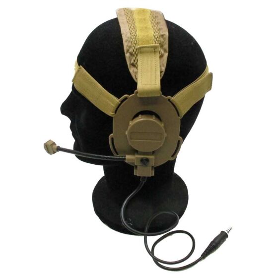 Z-tactical bowman headeset evo III for transceiver (tan)