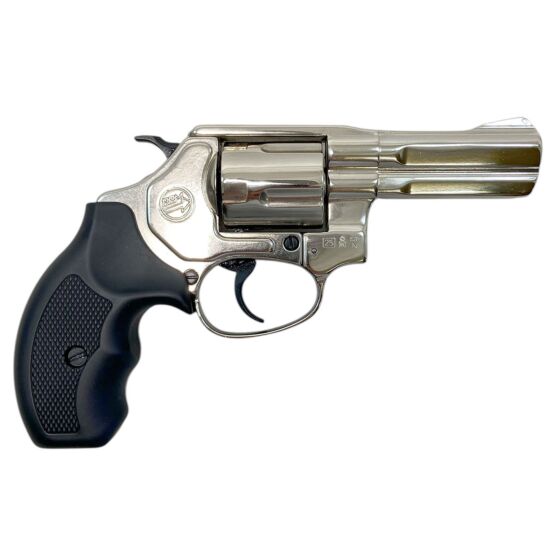 Bruni pistola a salve M19 revolver 380 4" (nickel)