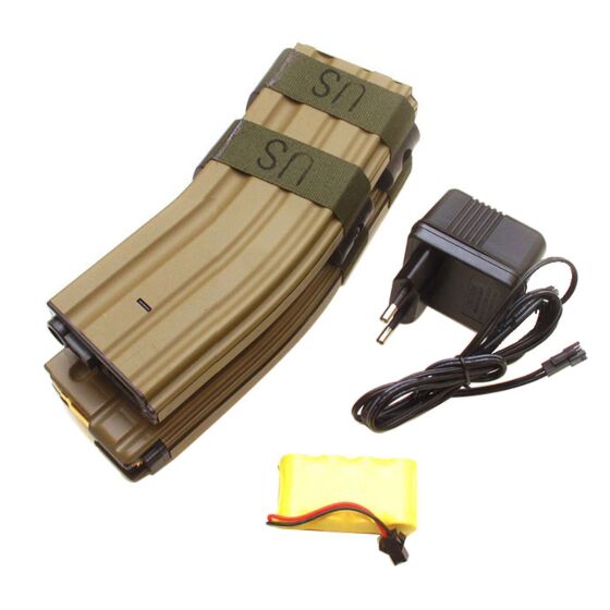 Battelaxe electric magazine for m16 tan (sound activated)