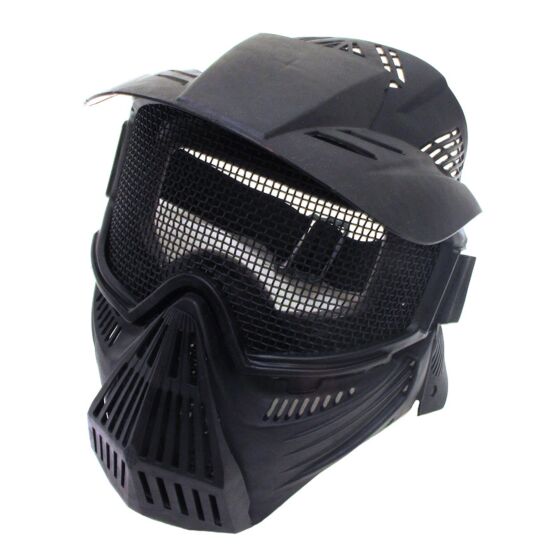 Royal maschera rete nera (larga)