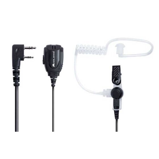 Midland BA31 ear speaker with pneumatic wire for KENWOOD transceivers