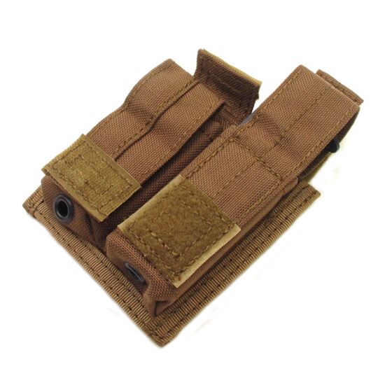 Pantac porta caricatore doppio pistola malice coyote brown
