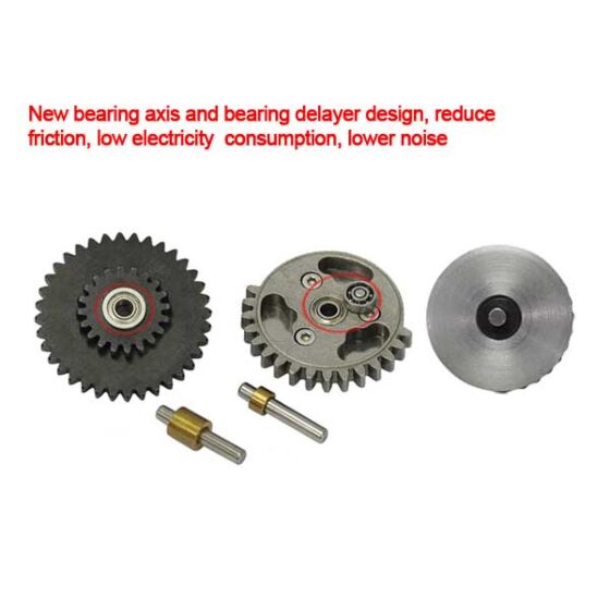 SHS hi speed ball baerings steel gear set (16:1)
