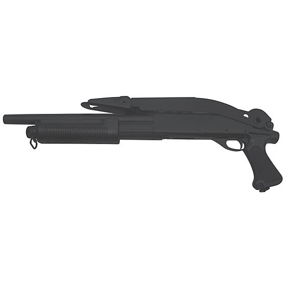 Cyma fucile a pompa M870 in metallo con calcio pieghevole (nero)