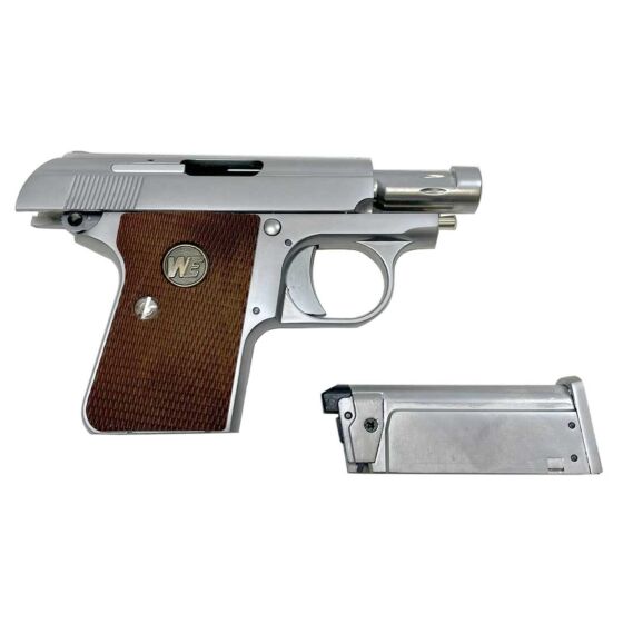 We CT25 gas blowback pistol (Chrome stainless)
