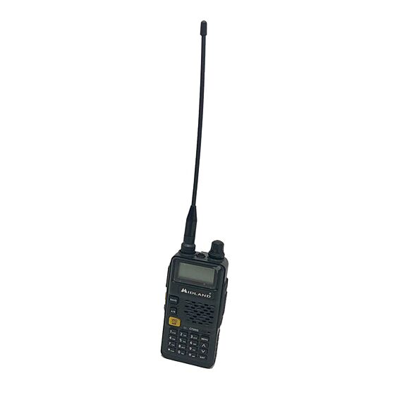 MIDLAND CT590S radio doppia banda UHF/VHF alte prestazioni (nera)