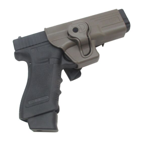 Cytac tech cqb molle holster set for glock pistol (tan)