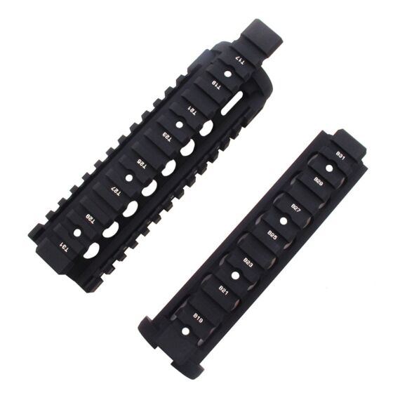Nuprol bocca rail omega type 9 pollici per fucile m4 (dark earth)