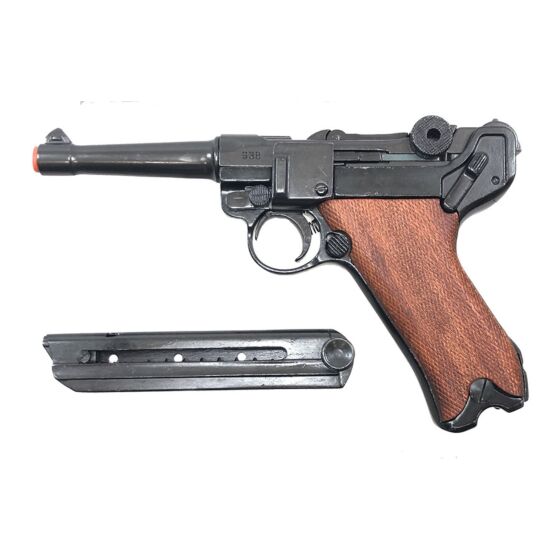 Denix P08 pistol collection gun (wood grip)