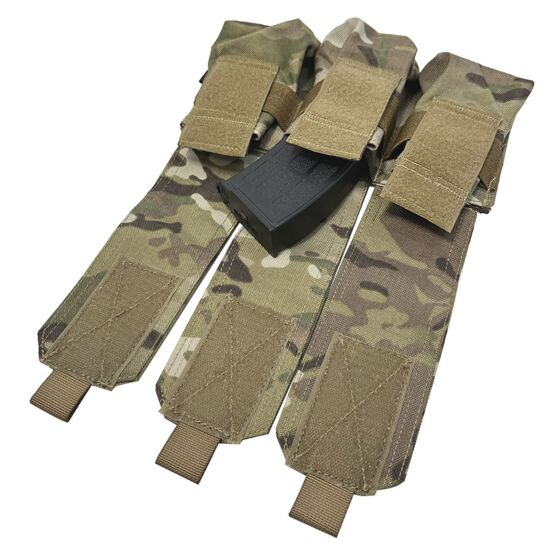 DEFCON5 tasca tripla per caricatore AK/M4 (multicam)