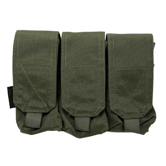 DEFCON5 tasca tripla per caricatore AK/M4 (verde)