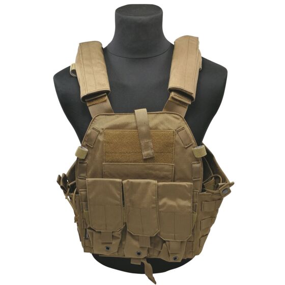 Emerson giubbino tattico 6094 style plate carrier (coyote brown)