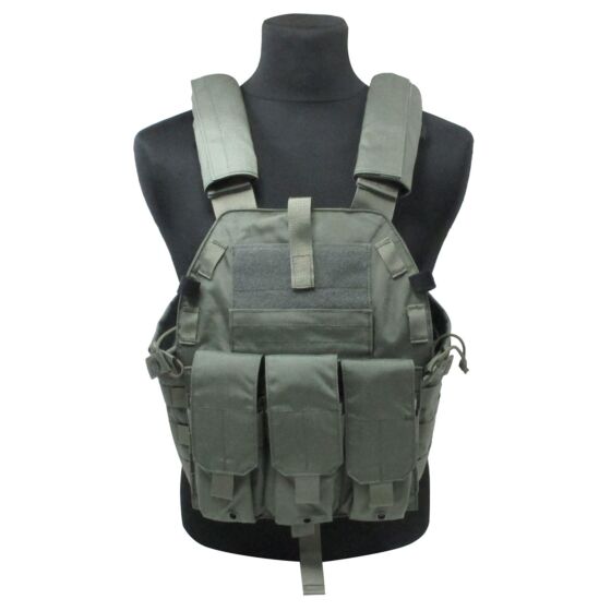 Emerson giubbino tattico 6094 style plate carrier (foliage green)