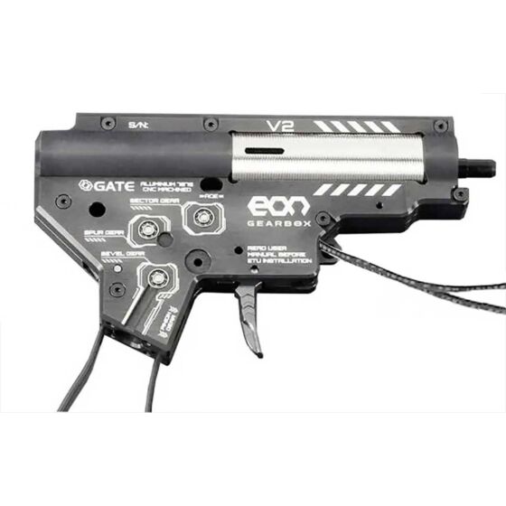 EON Gearbox completo 8mm V.2 FULL STROKE con TITAN II EXPERT per fucile elettrico M4 (cavi anteriori)