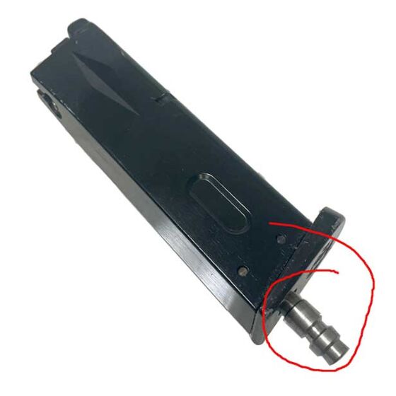 ESC connettore HPA per pistole KJ/WE (tipo USA)