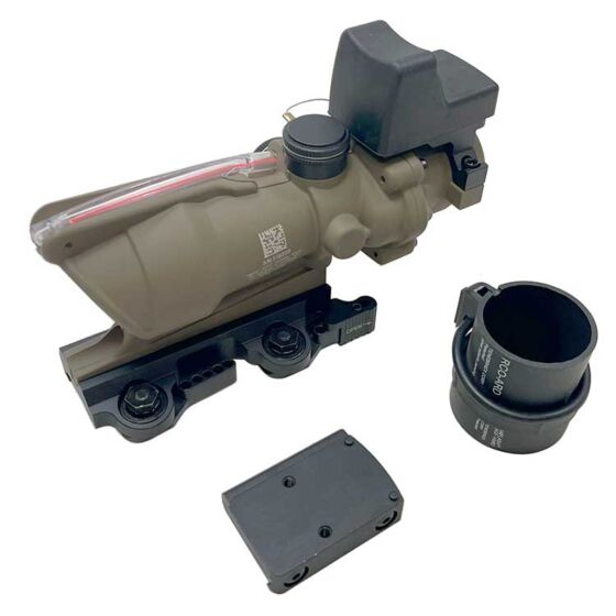 EVG TA31 Acog type 4x32 RMR full set deluxe rifle scope (tan)