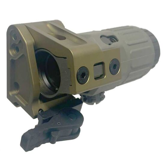 EVG G33 magnifier 3x scope with flip down Ustyle mount (tan)
