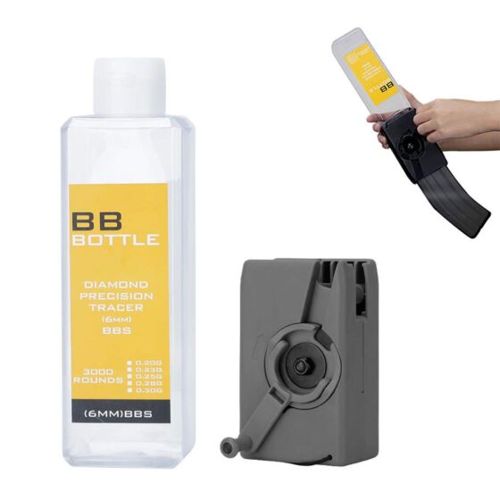 WOSPORT carica pallini speedloader + bb bottle (nero)