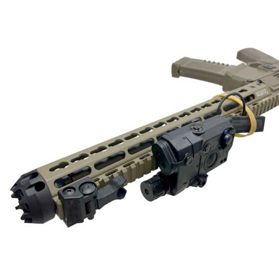 Element puntatore laser/torcia PEQ15 UHP dual pointer per slitte 20mm (nero)